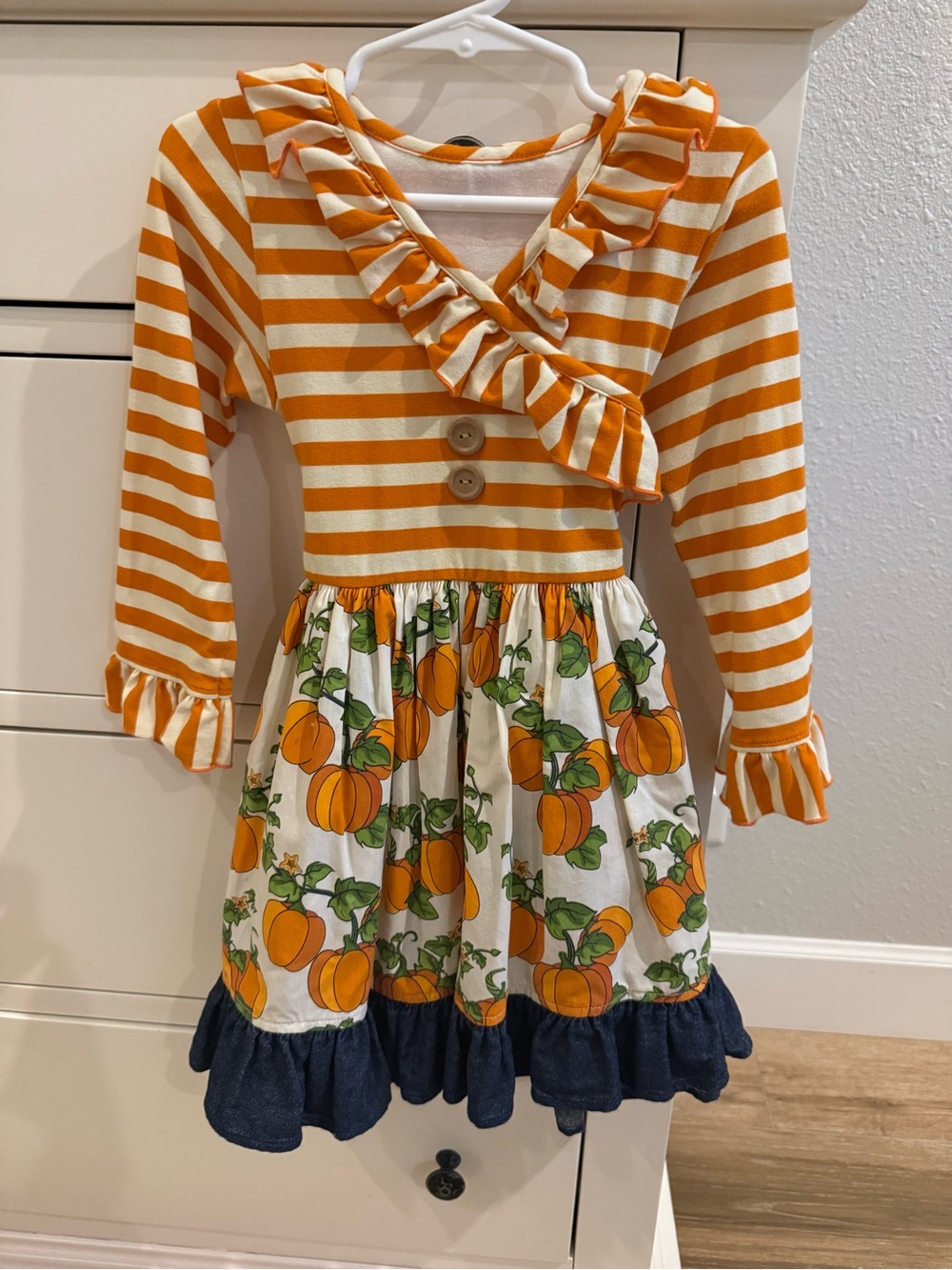 Eleanor Rose Pumpkin Dress